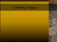 Counting Change PowerPoint PPT Presentation