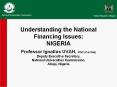 Understanding the National Financing Issues: NIGERIA PowerPoint PPT Presentation