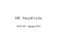 HR / Payroll Cycle