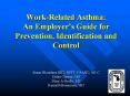 Work-Related Asthma: An Employer PowerPoint PPT Presentation