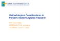 Methodological Considerations in Industryrelated Logistics Research PowerPoint PPT Presentation