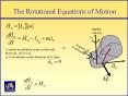 The Rotational Equations of Motion PowerPoint PPT Presentation