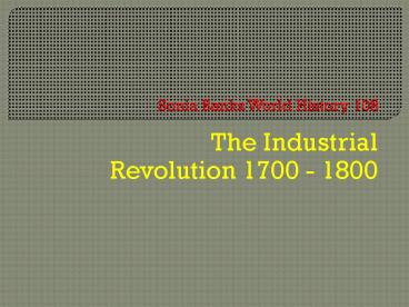 Sonia Banks World History 108