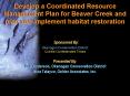Develop a Coordinated Resource Management Plan for Beaver Creek and plan and implement habitat restoration  Sponsored By: Okanogan Conservation District Colville Confederated Tribes  Presented By: Bob Anderson, Okanogan Conservation District Nina PowerPoint PPT Presentation