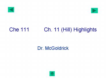 Che 111 Ch' 11 Hill Highlights