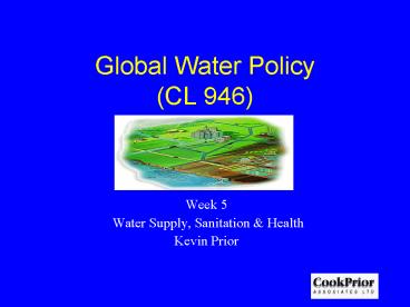 Global Water Policy CL 946