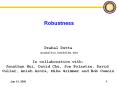 Robustness PowerPoint PPT Presentation