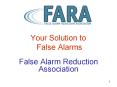 Your Solution to False Alarms PowerPoint PPT Presentation