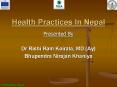 Health Practices In Nepal PowerPoint PPT Presentation