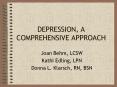 DEPRESSION, A COMPREHENSIVE APPROACH PowerPoint PPT Presentation