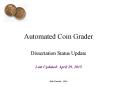 Automated Coin Grader PowerPoint PPT Presentation