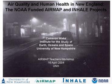 Air Quality and Human Health in New England: