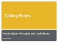 Talking Points PowerPoint PPT Presentation
