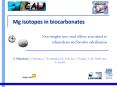 Mg isotopes in biocarbonates PowerPoint PPT Presentation