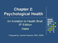 Chapter 2: Psychological Health PowerPoint PPT Presentation