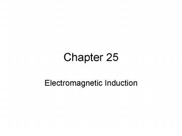 Electromagnetic Induction