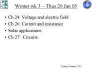 Winter wk 3 