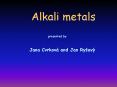 Alkali metals PowerPoint PPT Presentation
