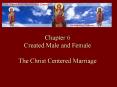 Chapter 6 Created Male and Female The Christ Centered Marriage PowerPoint PPT Presentation