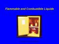 Flammable and Combustible Liquids PowerPoint PPT Presentation