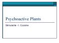 Psychoactive Plants PowerPoint PPT Presentation