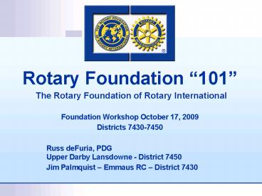 presentation player overlay