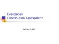 Everglades Contribution Assessment PowerPoint PPT Presentation