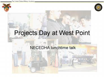 Projects Day at West Point
