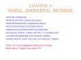 CHAPTER 4 SIMPLE SMOOTHING METHODS PowerPoint PPT Presentation