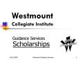 Westmount Collegiate Institute PowerPoint PPT Presentation