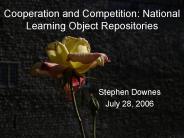 Cooperation and Competition: National Learning Object Repositories