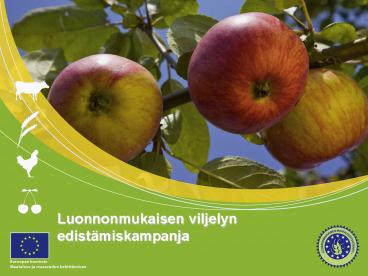 Luonnonmukaisen viljelyn edistmiskampanja