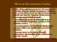 Mineral Development Studies PowerPoint PPT Presentation