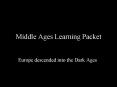 Middle Ages Learning Packet PowerPoint PPT Presentation