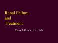 Renal Failure and Treatment PowerPoint PPT Presentation