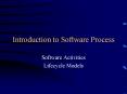 Introduction to Software Process PowerPoint PPT Presentation