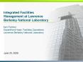 Integrated Facilities Management at Lawrence Berkeley National Laboratory PowerPoint PPT Presentation