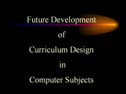 Future Development
