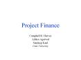 Project Finance PowerPoint PPT Presentation