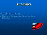 WILLKOMMEN