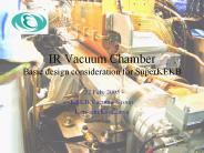 IR Vacuum Chamber Basic design consideration for SuperKEKB