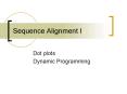 Sequence Alignment I PowerPoint PPT Presentation