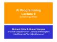 AI Programming Lecture 9 Genetic Algorithms PowerPoint PPT Presentation