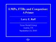 LMPs, FTRs and Congestion: PowerPoint PPT Presentation