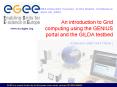 An introduction to Grid computing using the GENIUS portal and the GILDA testbed M'Sapunov IHEP, NA3 PowerPoint PPT Presentation