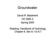 Groundwater