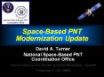Space-Based PNT Modernization Update PowerPoint PPT Presentation