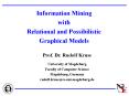 Information Mining with Relational and Possibilistic Graphical Models PowerPoint PPT Presentation
