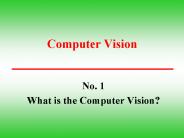 Computer Vision