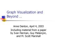 Graph Visualization and Beyond 